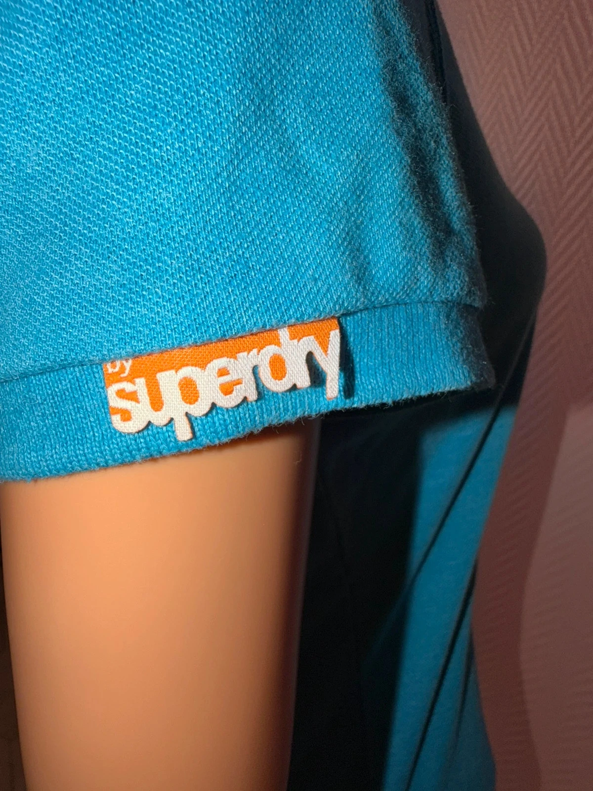 Polo femme superdry taille l propre peu mis – photo 5